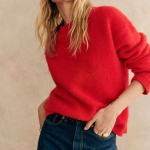 Sezane | Red Amira Jumper Sweater | Medium